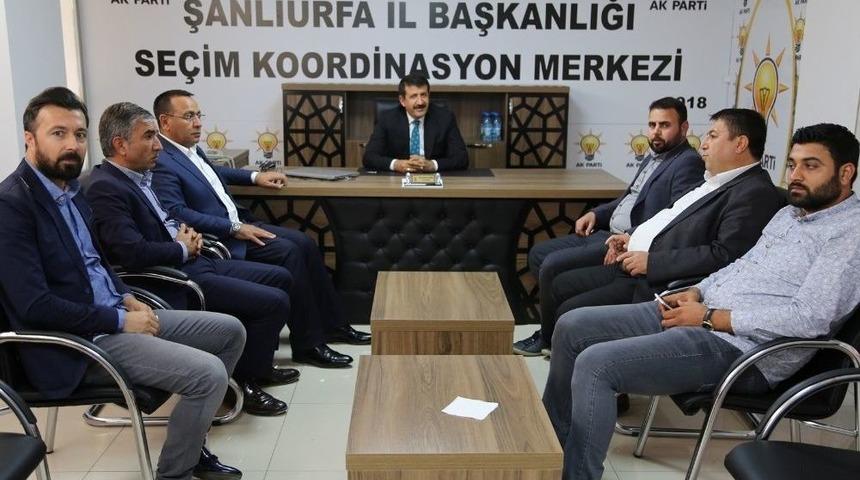 Ekinci Se&ccedil;im Koordinasyon Merkezlerini Ziyaret Etti