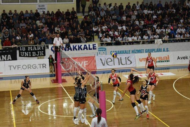 Vestel Venüs Sultanlar Ligi: Çanakkale Belediyespor: 3 - Beşiktaş Jk: 2