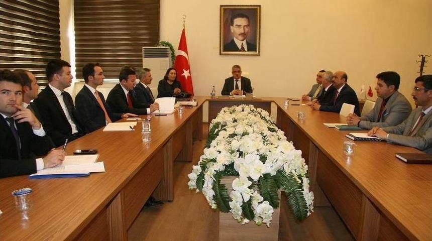 Aksaray&rsquo;a Se&ccedil;im G&uuml;venliği Toplantısı Yapıldı