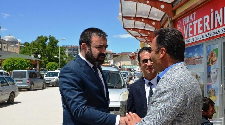 Mhp Aday Adayı G&ouml;ren Darende İl&ccedil;esini Ziyaret Etti