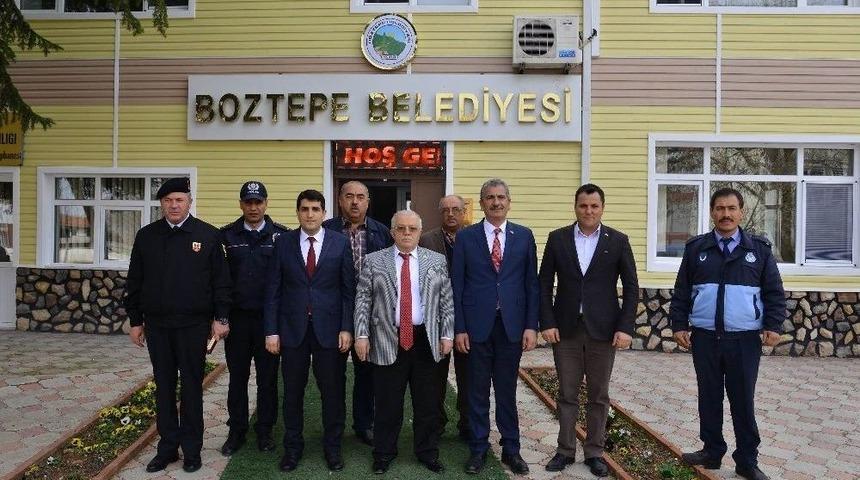 Vali Şent&uuml;rk, Veda Ziyaretlerine Başladı