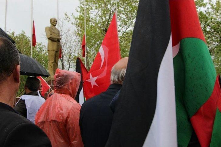 Ardahan’da İsrail Protestosu G1