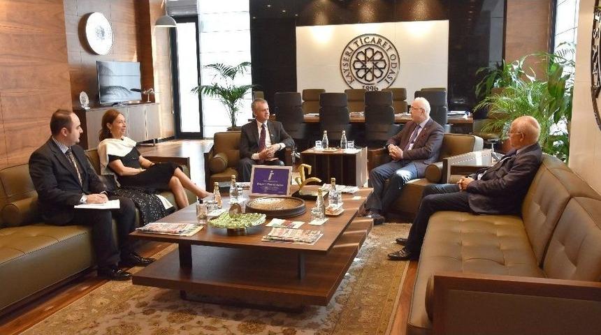 Kanada B&uuml;y&uuml;kel&ccedil;isi Başkan Hi&ccedil;yılmaz&rsquo;ı Ziyaret Etti