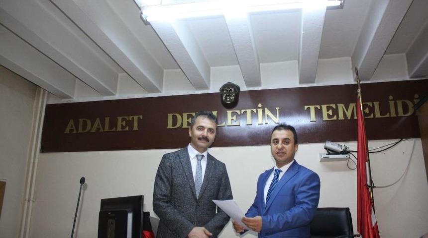 Ak Parti İl Başkanı Doğanay, Mazbatasını Aldı