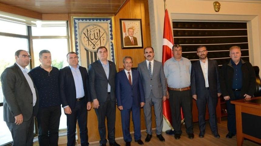 Akşehir Heyetinden Başkan Altay&rsquo;a Ziyaret