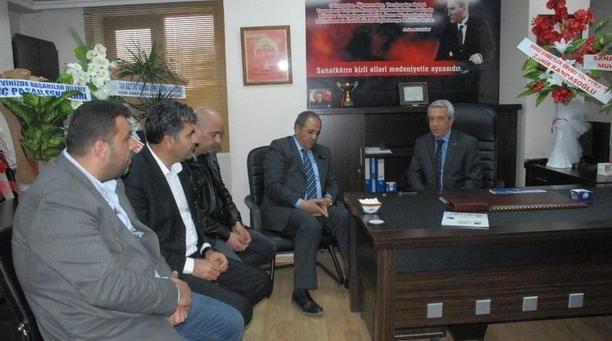 Kandaşoğlu’ndan Demirciler, Tornacılar Ve Tamirciler Esnaf Odasına Ziyaret