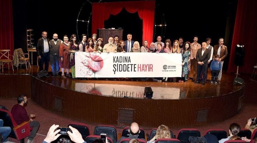 Sbşt Oyuncuları Kadına Şiddete &ldquo;hayır&rdquo; Dedi