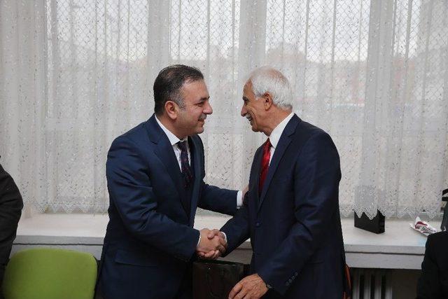 Başkan Ercan&rsquo;dan &Ouml;ğretmenlerine Vefa Ziyareti 1