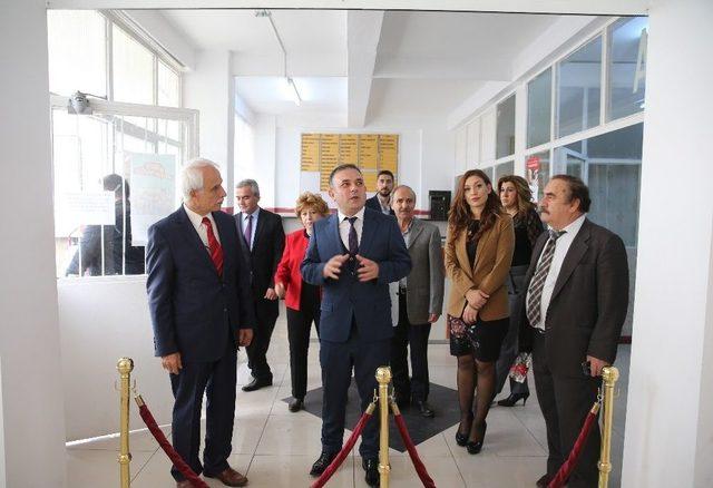 Başkan Ercan&rsquo;dan &Ouml;ğretmenlerine Vefa Ziyareti 3