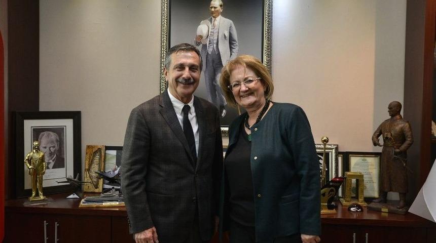 Bozkurt Belediye Başkanı &Ccedil;elik&rsquo;ten Ata&ccedil;&rsquo;a Ziyaret