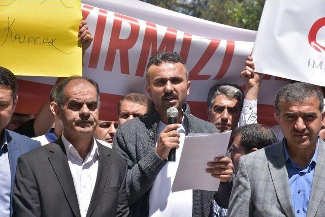 İsrail’in Katliamı Kahta’da Protesto Edildi