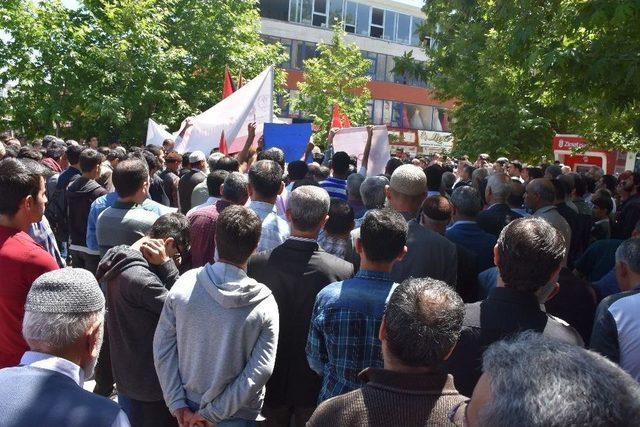 İsrail’in Katliamı Kahta’da Protesto Edildi