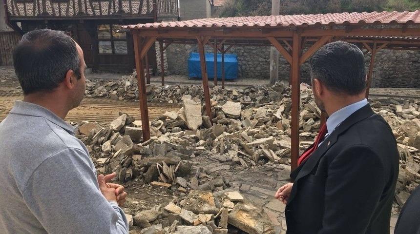 Sivrihisar Yoğurt Pazarı Mevkinde Zemin D&uuml;zenleme &Ccedil;alışmaları