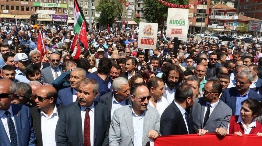 Kırıkkale&rsquo;de Filistinli Şehitler İ&ccedil;in Gıyabi Cenaze Namazı Kılındı