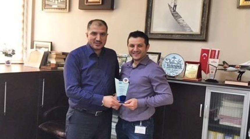 Kayserigaz&rsquo;dan 10 Yıllık İş Ortaklığı Plaketi