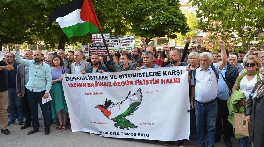 Kesk, Disk, Tmmob Ve Ttb&rsquo;den İsrail&rsquo;e Tepki