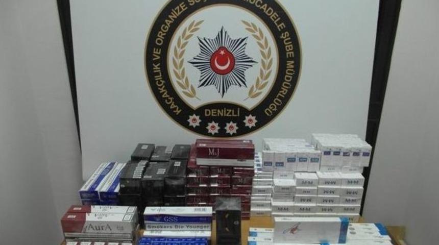 Tırdaki Bidon Ve Gizli Bölmelerden Bin 200 Paket Sigara Çıktı