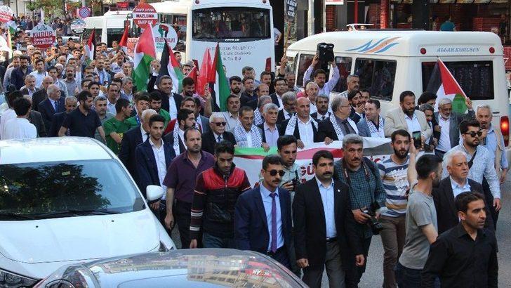 Adıyaman’da Binlerce Kişi Filistin İçin Sokağa İndi G1