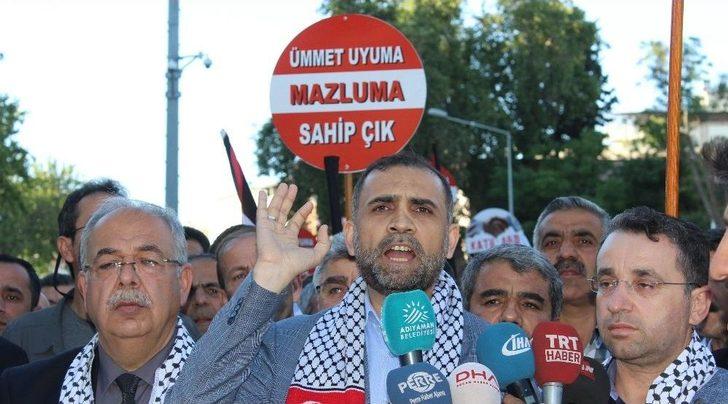 Adıyaman’da Binlerce Kişi Filistin İçin Sokağa İndi G3