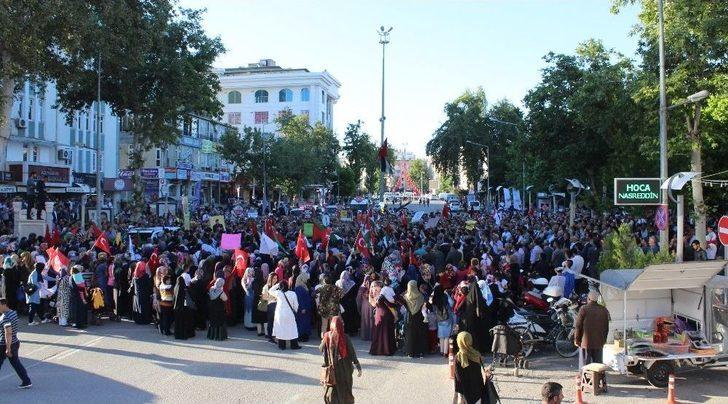 Adıyaman’da Binlerce Kişi Filistin İçin Sokağa İndi G4