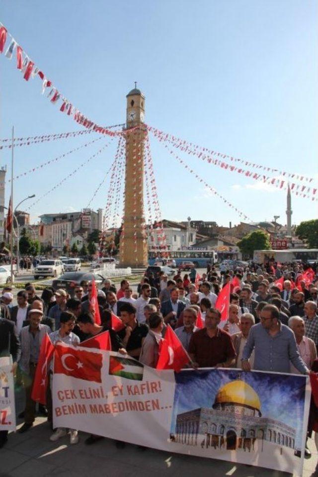 Çorum’da Ak Parti Ve Stk’lardan İsrail Vahşetine Kınama