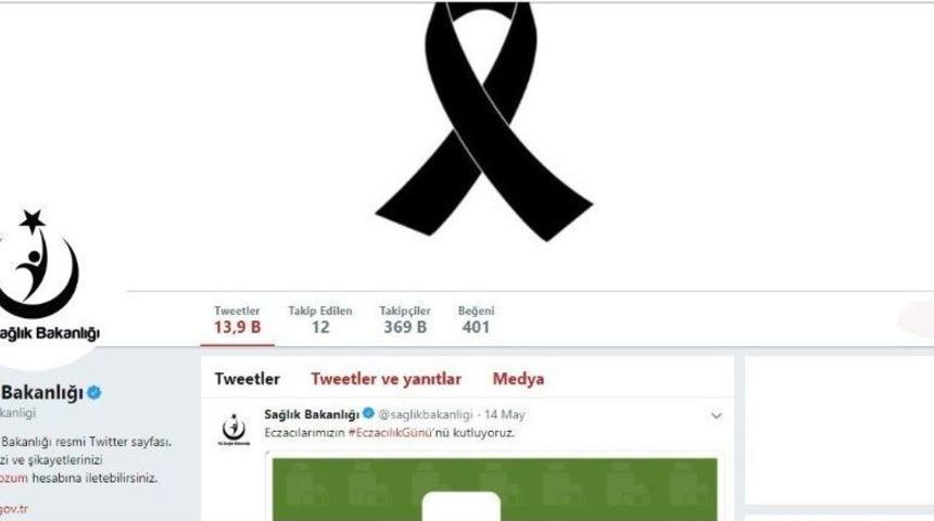 Sağlık Bakanlığı Filistinliler İ&ccedil;in Twitter Hesabını Kararttı