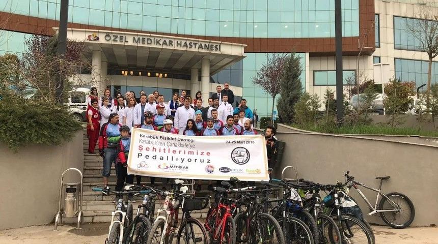 Karab&uuml;k Bisiklet Derneği &Ccedil;anakkale&rsquo;ye Pedallıyor