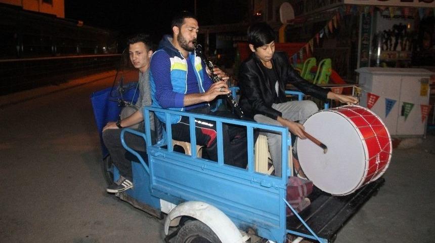 Ramazan Davulcuları Triport&ouml;rle Mesaiye Başladı