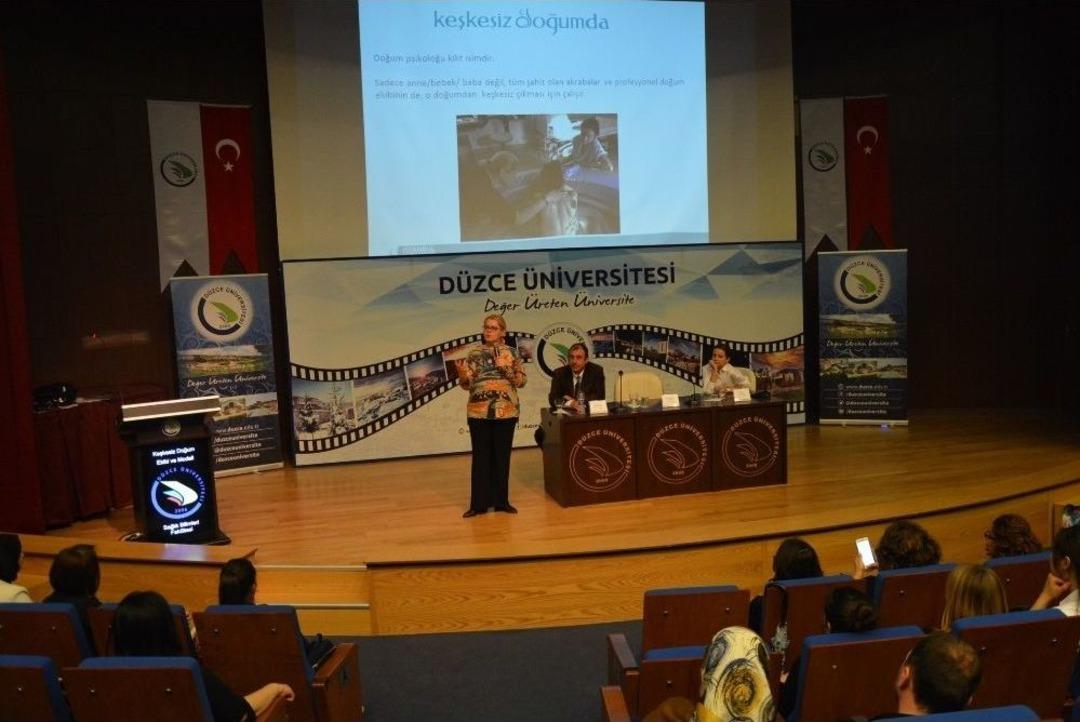 D&uuml;zce &Uuml;niversitesi&rsquo;nde Keşkesiz Doğum Konferansı