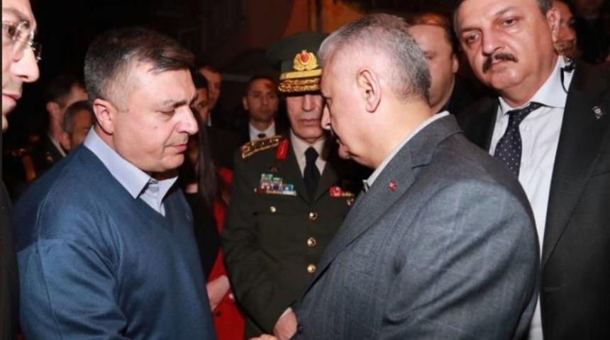 Başbakan Yıldırım Ve Genelkurmay Başkanı Akar&rsquo;dan Taziye Ziyareti