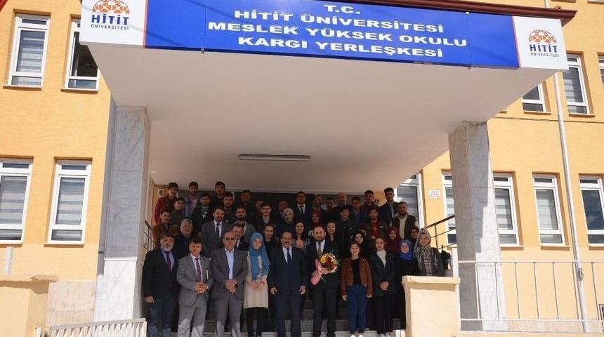 Rekt&ouml;r Alkan Kargı Myo Yerleşkesi&rsquo;nde İncelemelerde Bulundu