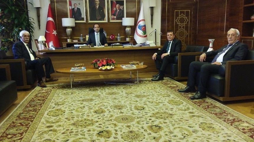 G&uuml;mr&uuml;k Ve Ticaret Bakan Yardımcısı &Ccedil;iftci, Erciş Tso Heyetini Ağırladı