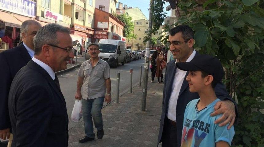 Başkan K&ouml;şker, &Ccedil;arşı Esnafını Ziyaret Etti