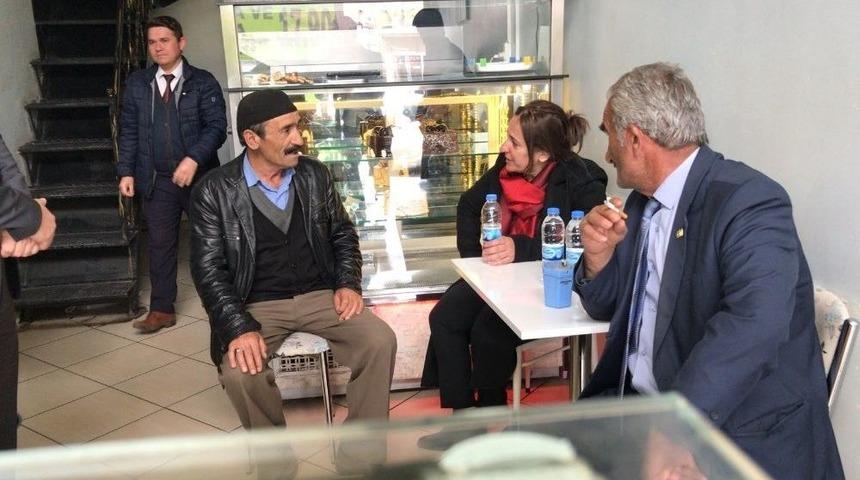 İyi Parti Milletvekili Aday Adayı Canan U&ccedil;ar, Se&ccedil;im &Ccedil;alışmalarını Aşkale&rsquo;de S&uuml;rd&uuml;rd&uuml;