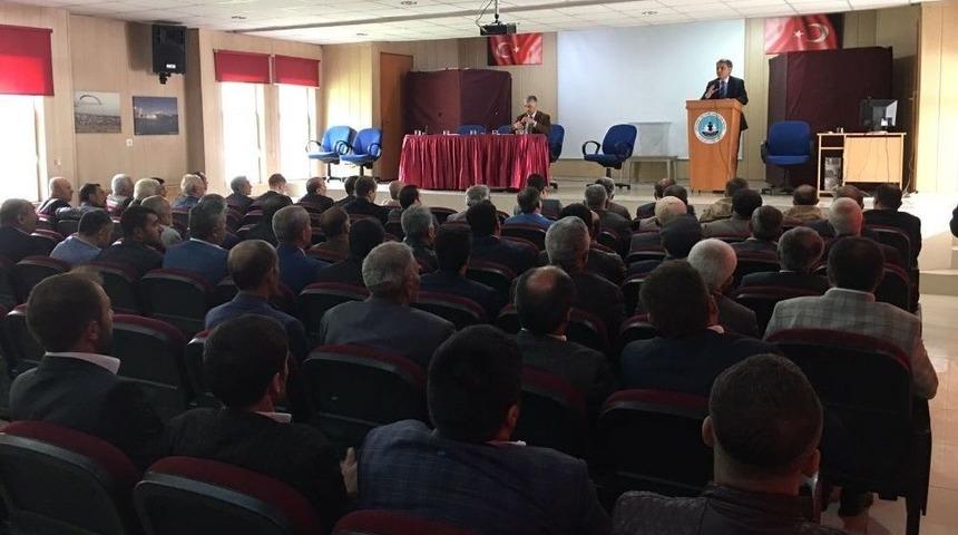 Tatvan’da “muhtarlar” Toplantısı