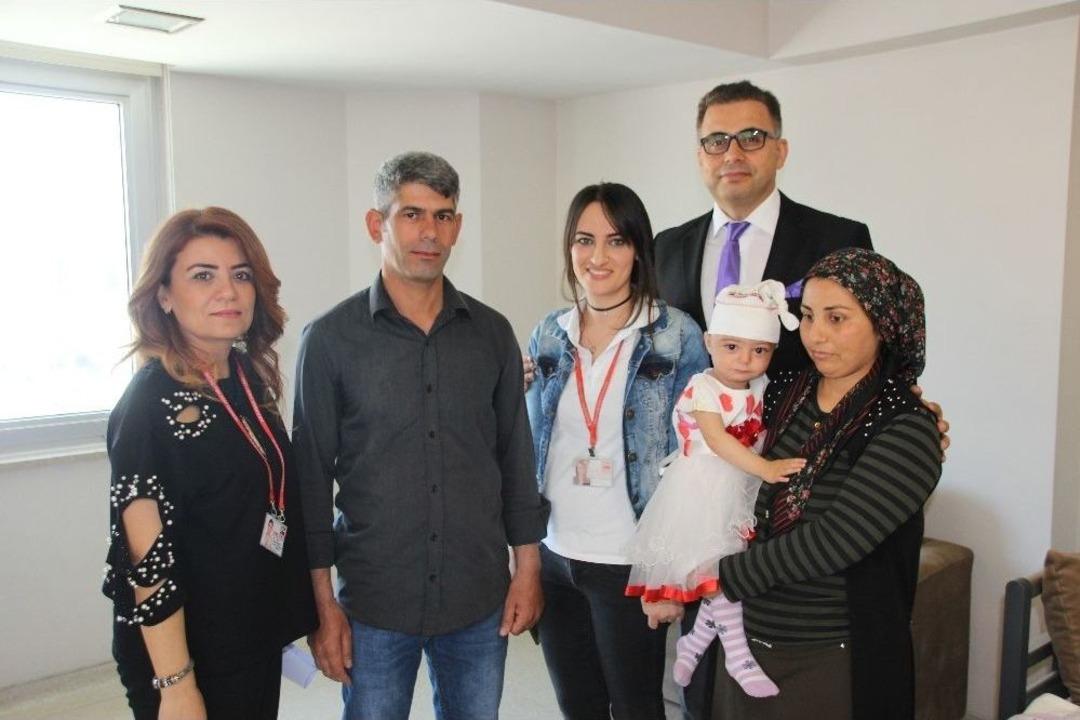 Hatay&rsquo;da Kafatası B&uuml;y&uuml;yen Minik Zeynep Sağlığına Kavuştu