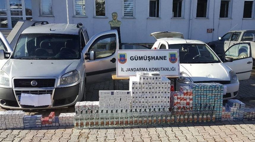 Kelkit Jandarma Ekiplerinden Ka&ccedil;ak&ccedil;ılara Ağır Darbe