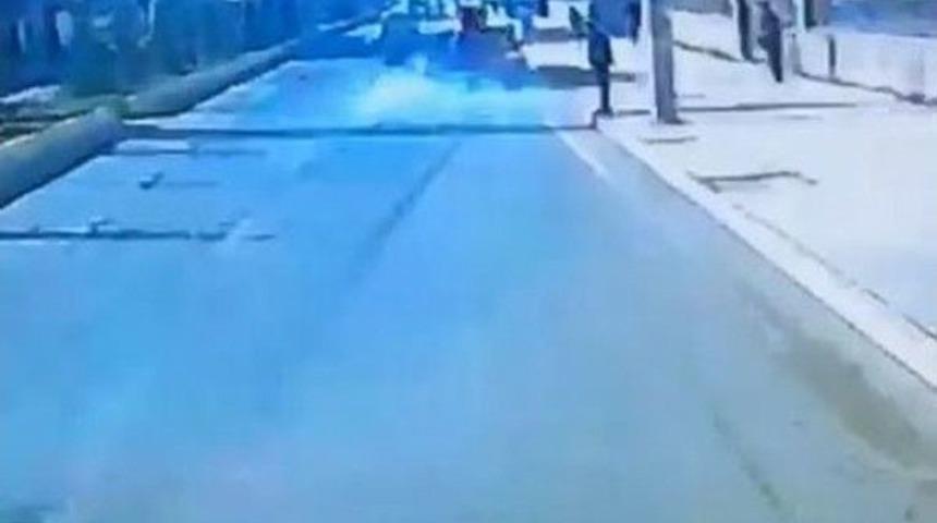 Ağrı&rsquo;da Trafik Kazası Kameraya Yansıdı