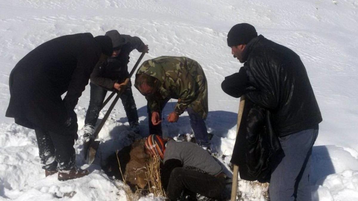 Dondurucu Soğukta İ&ccedil;me Suyu Hattı Onarımı