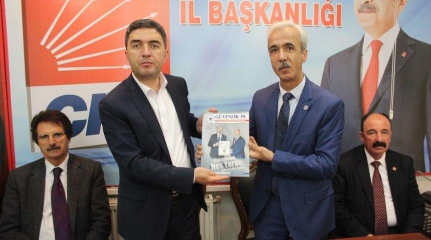 G&uuml;venlik İş Sendikasından Chp&rsquo; Ye Ziyaret