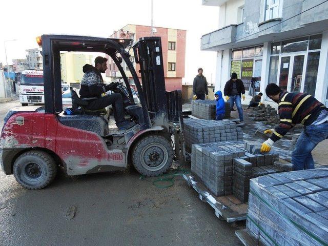 Şırnak&rsquo;ta Kaldırım Yapım &Ccedil;alışmalarında Sona Gelindi 1