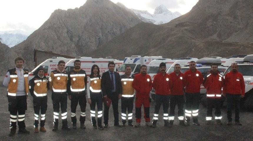 112 Acil Servis Ekipleri Kışa Hazır