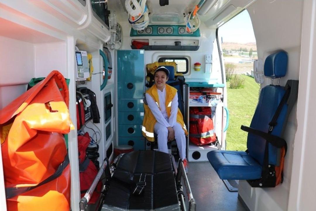 Otizmli İkbal&rsquo;in Ambulansla Gezme Hayali Ger&ccedil;ek Oldu