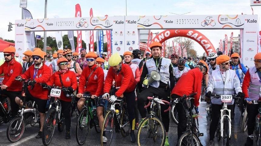 Kale &Ccedil;anakkale Bisiklet Festivali Başladı