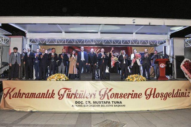 Başkent Kahramanlık Türküleriyle Yankılandı