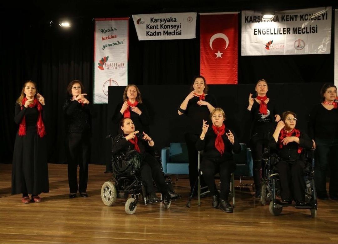 Kadına Şiddete Karşı Anlamlı G&ouml;steri