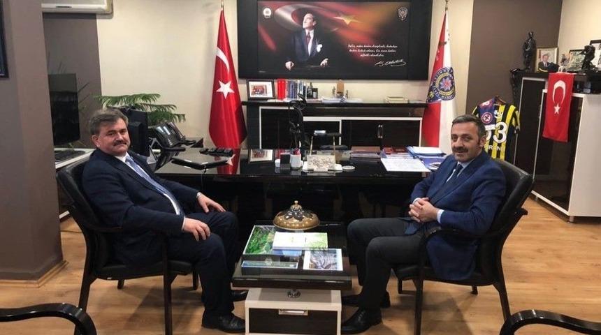 Vali &Ccedil;ınar, Milletvekili &Ccedil;aturoğlu İle Emniyet M&uuml;d&uuml;r&uuml;n&uuml; Ziyaret Etti