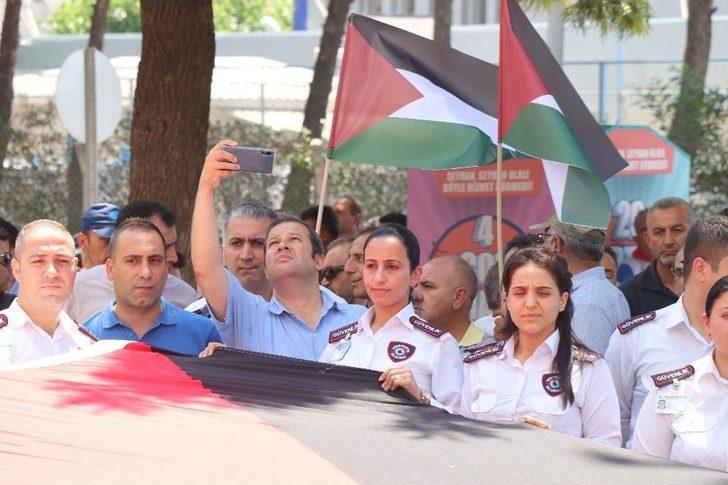 Seyhan Belediyesi Çalışanları İsrail Ve Abd’yi Protesto Etti G5