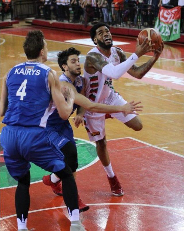 Tahincioğlu Basketbol Süper Ligi: Pınar Karşıyaka: 103 - Demir İnşaat Büyükçekmece: 98