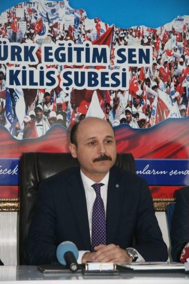 Türk Eğitim Sen Genel Başkanı Geylan’dan Mehmetçik Ve Kilis’e Destek